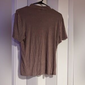 Classic unisex  Polo Shirt in Taupe